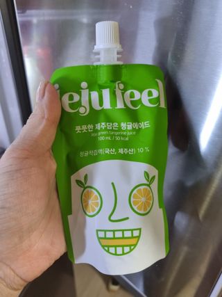 JEJUFEEL 풋풋한 제주담은 청귤에이드 — 5점을 준 리뷰어가 2022년 9월 올린 사용 사진