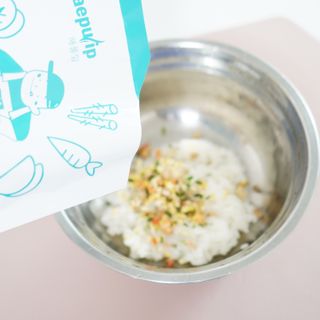 해풀잎 누구나 김밥*1ea [(혼합야채 35g *1ea,  김밥김 (5g, 5ea),  양념간장 (6g, 5ea), 참기름(5g, 2ea)] — 5점을 준 리뷰어가 2022년 10월 올린 사용 사진