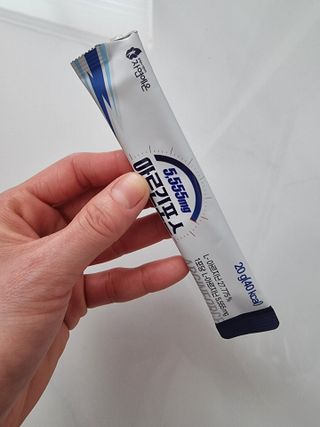 자연에온 아르긴포스 L-아르기닌 5555mg 스틱 15개입 1박스 — 5점을 준 리뷰어가 2021년 4월 올린 사용 사진