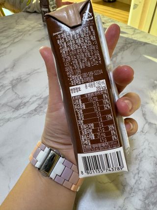 [구매평]덴마크 소화가 잘되는 우유로 만든 초코, 190ml, 24개 — 4.5점을 준 리뷰어가 2025년 2월 올린 사용 사진