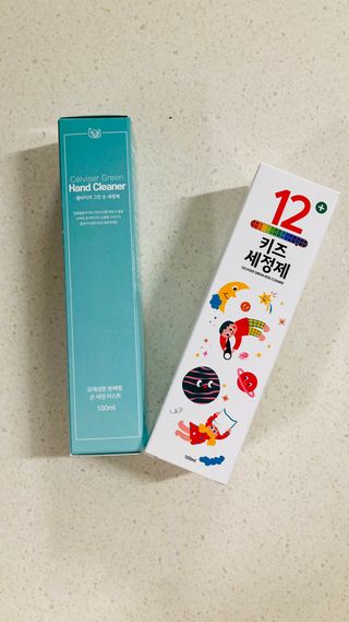 셀바이져 항균 스프레이 핸드워시 + 키즈세정제 SET — 5점을 준 리뷰어가 2021년 1월 올린 사용 사진