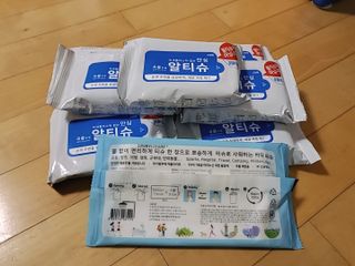 [엠메이데이] 안심 알티슈 20매 x 7 — 5점을 준 리뷰어가 2022년 1월 올린 사용 사진