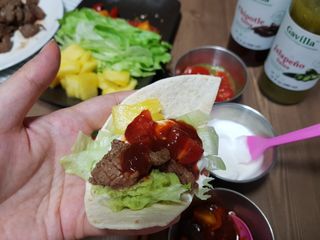 가비야 프리미엄 멕시코 살사 4종 택2 — 5점을 준 리뷰어가 2021년 6월 올린 사용 사진