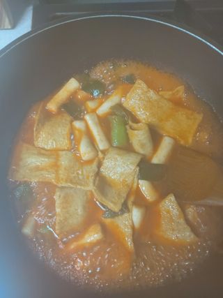 응큼떡볶이 — 5점을 준 리뷰어가 2021년 3월 올린 사용 사진