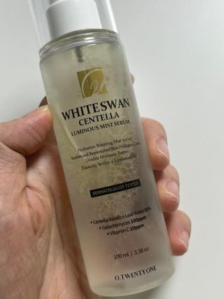 오투에니원 화이트스완 센텔라 루미너스 미스트 세럼 100ml — 5점을 준 리뷰어가 2023년 3월 올린 사용 사진