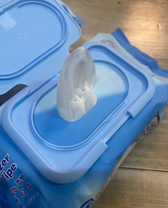 햅스 세균없는 주방 대형 2팩, HAPS sanitizer wipe 리뷰 사진