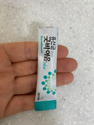 프리마인 유산균 국가지정연구소 선정, 살아있는 생유산균 200억 마리의 힘. 유산균n굿바이옴플러스 — 5점을 준 리뷰어가 2021년 10월 올린 사용 사진