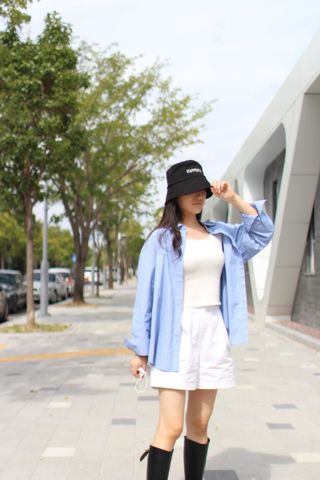 [스테이피플] STAYPEOPLE BUCKET HAT (BLACK) — 5점을 준 리뷰어가 2022년 9월 올린 사용 사진