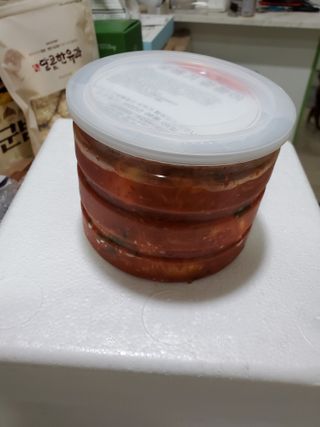 셰프애찬 알배기 겉절이 김치 1kg — 5점을 준 리뷰어가 2022년 9월 올린 사용 사진