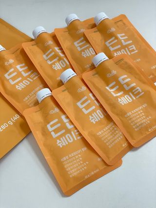 [덜다] 든든 식물성 단백질 쉐이크 40g X 7입 (곡물/딸기) — 5점을 준 리뷰어가 2023년 7월 올린 사용 사진