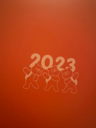 리훈 2023년 곰부 체크리스트 위클리 다이어리 — 3.5점을 준 리뷰어가 2022년 11월 올린 사용 사진