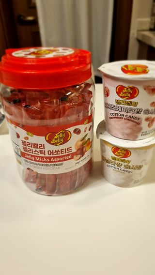 젤리벨리 젤리스틱 어쏘티드 900g — 5점을 준 리뷰어가 2022년 8월 올린 사용 사진