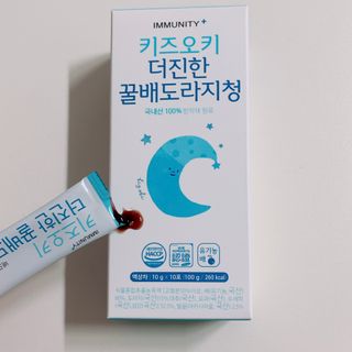 [이뮤니티플러스]우리아이 면역오키, 건강오키 _ 키즈오키 더진한꿀배도라지청 10포 1box — 5점을 준 리뷰어가 2022년 2월 올린 사용 사진