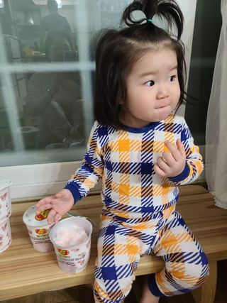 젤리벨리 솜사탕 2종-딸기치즈케이크, 바닐라 — 5점을 준 리뷰어가 2021년 12월 올린 사용 사진