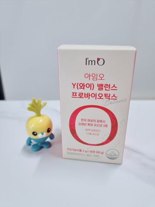 아임오 Y와이 밸런스 프로바이오틱스 30포 — 5점을 준 리뷰어가 2021년 8월 올린 사용 사진