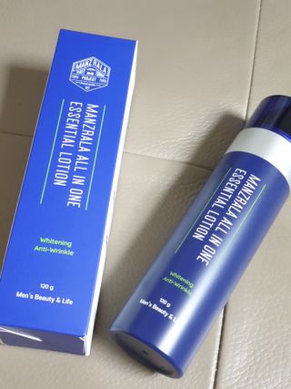 맨즈랄라 올인원 에센셜 로션 1개 — 5점을 준 리뷰어가 2021년 6월 올린 사용 사진