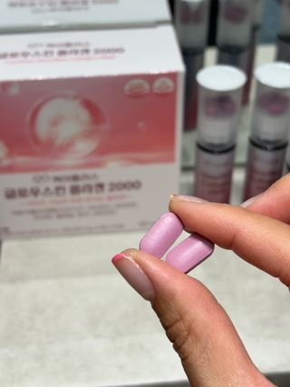 [경남제약헬스케어] 케어플러스 글로우스킨 콜라겐 2000 1박스(10일분) / 피부기능성 이중제형 마시는콜라겐 — 5점을 준 리뷰어가 2024년 7월 올린 사용 사진