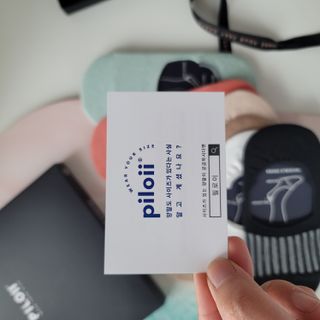 [사이즈가 있는 양말 필로이]여자 덧신 6족 선물 세트_나를 위한 선물 o r마음을 전하는 선물【 S, M, L 】 — 5점을 준 리뷰어가 2022년 6월 올린 사용 사진