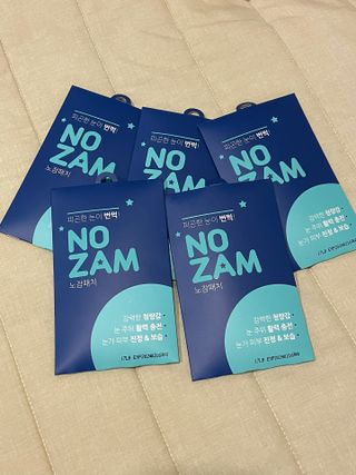 [풀리다 노잠패치] / 잠깨는 패치(졸음방지+눈가케어) 1팩(5회분) /공부할때, 운전할때, 골프, 눈 피로할때 — 3점을 준 리뷰어가 2022년 12월 올린 사용 사진