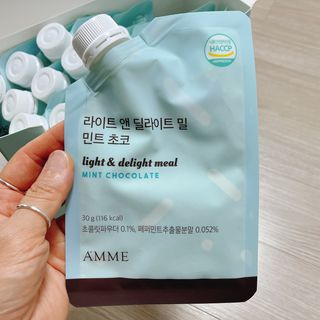 아므_이너뷰티 라이트 앤 딜라이트 밀 민트 초코 — 4.5점을 준 리뷰어가 2021년 7월 올린 사용 사진