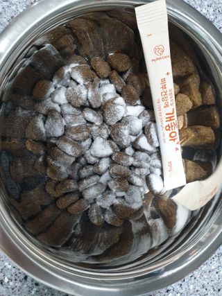 My Pet Care 모발과 모질 피부건강에 개좋아 — 5점을 준 리뷰어가 2021년 2월 올린 사용 사진