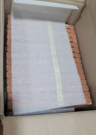 [신흥산업] 붙이는 벽돌 황토 파벽돌 230mm 45장,  욕실 인테리어 실내장식 셀프인테리어 — 5점을 준 리뷰어가 2023년 6월 올린 사용 사진