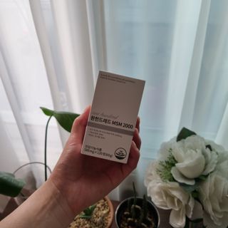 메디타민 원헌드레드 MSM 2000 — 5점을 준 리뷰어가 2021년 7월 올린 사용 사진