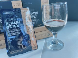 [브이푸드] 옵티MSM 관절케어 (70ml x30포) — 5점을 준 리뷰어가 2022년 6월 올린 사용 사진
