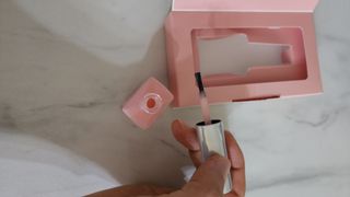 젤리핏 피치리페어 10ml 피치 컬러영양제 효과있는 손톱강화제 — 5점을 준 리뷰어가 2022년 7월 올린 사용 사진