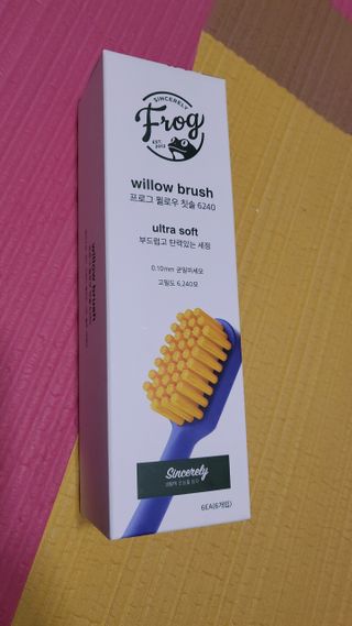 프로그 윌로우 칫솔 6245 울트라소프트 — 5점을 준 리뷰어가 2022년 5월 올린 사용 사진