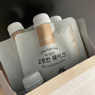 헤이빈즈 식사대용 식물성단백질 다이어트쉐이크 파우치 5일분 — 4.5점을 준 리뷰어가 2023년 3월 올린 사용 사진