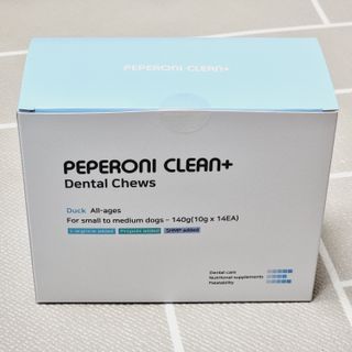 페페로니 클린플러스 덴탈오리껌 10g x 14p — 5점을 준 리뷰어가 2021년 7월 올린 사용 사진