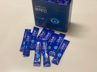 서울약사신협_내몸애눈건강루테인_2g x 50포 — 5점을 준 리뷰어가 2021년 1월 올린 사용 사진