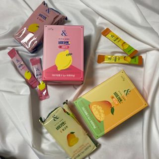 비타앤C 레몬맛, 망고맛 — 4점을 준 리뷰어가 2021년 7월 올린 사용 사진