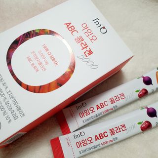 아임오 ABC 콜라겐 젤리 14포 — 5점을 준 리뷰어가 2022년 2월 올린 사용 사진