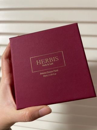 약손명가코스메틱 헤르비스 아로마 크림팩 50ml — 5점을 준 리뷰어가 2021년 2월 올린 사용 사진