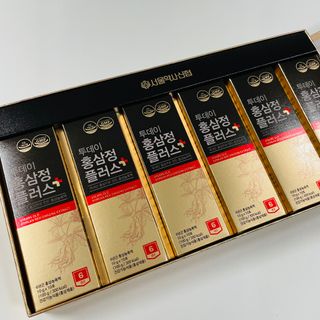 서울약사신협_투데이홍삼정플러스스틱_10g x 60포 — 5점을 준 리뷰어가 2021년 6월 올린 사용 사진