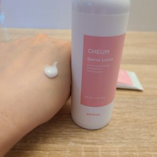 화이트리 채움 베리어 로션, 베리어 크림 세트 — 5점을 준 리뷰어가 2021년 1월 올린 사용 사진