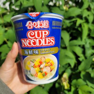 NISSIN 닛신 컵누들  4종 - 씨푸드오리지날, 씨푸드 스파이시, 씨푸드 커리, 씨푸드 XO소스 — 5점을 준 리뷰어가 2022년 5월 올린 사용 사진