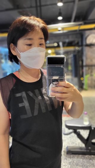 케이파이 항균 마스크 [케이파이] 항균 마스크 60매입 (개별 포장) 숨쉬기 편하여, 야외에서 운동할 때 사용이 편합니다. — 5점을 준 리뷰어가 2022년 7월 올린 사용 사진