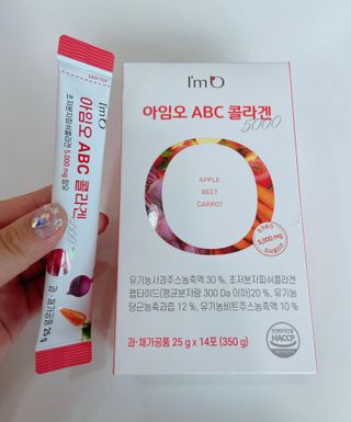 아임오 ABC 콜라겐 젤리 14포 — 5점을 준 리뷰어가 2021년 10월 올린 사용 사진