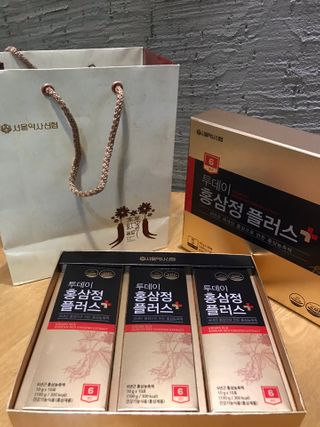서울약사신협_투데이홍삼정플러스스틱_10g x 30포 — 5점을 준 리뷰어가 2021년 2월 올린 사용 사진
