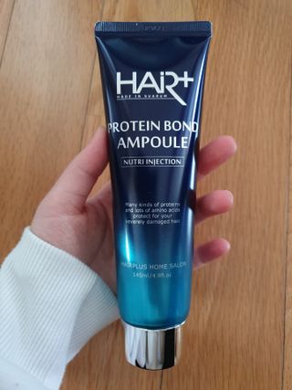 헤어플러스 단백질탈모샴푸 500ml+단백질본드앰플 145ml — 5점을 준 리뷰어가 2021년 3월 올린 사용 사진