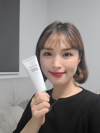 리더스코스메틱 리더스 카밍 바이오틱스 크림 마스크 — 5점을 준 리뷰어가 2021년 5월 올린 사용 사진