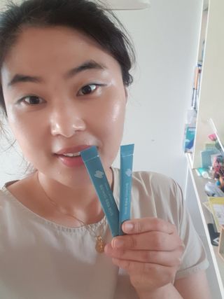 클린24시간 슬림앤유산균 1박스 (3.5g X 15포) — 5점을 준 리뷰어가 2022년 7월 올린 사용 사진
