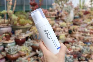 [바이로담] 저자극 약산성버블 폼 폼클렌징 150ml — 5점을 준 리뷰어가 2021년 3월 올린 사용 사진