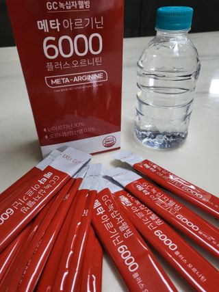 메타아르기닌 GC녹십자웰빙 메타 아르기닌 6000 플러스 오르니틴 — 5점을 준 리뷰어가 2022년 11월 올린 사용 사진