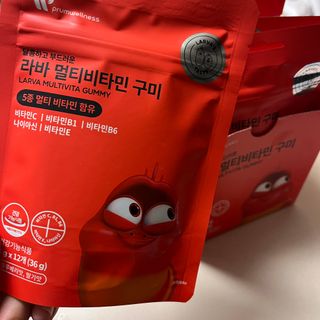 [푸름웰니스] 라바 멀티비타민 구미 36g — 5점을 준 리뷰어가 2022년 4월 올린 사용 사진