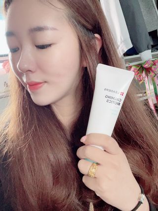 리더스코스메틱 리더스 카밍 바이오틱스 크림 마스크 — 5점을 준 리뷰어가 2021년 5월 올린 사용 사진