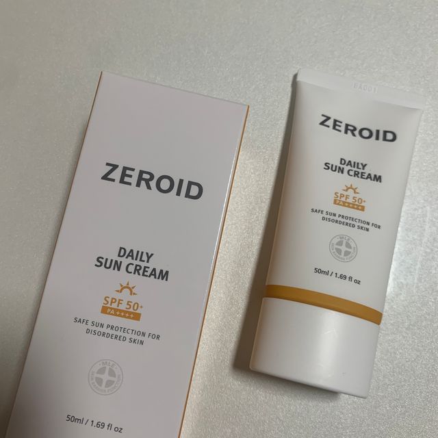 제로이드 데일리 선크림 SPF50+ PA++++ 50ml 리뷰 사진